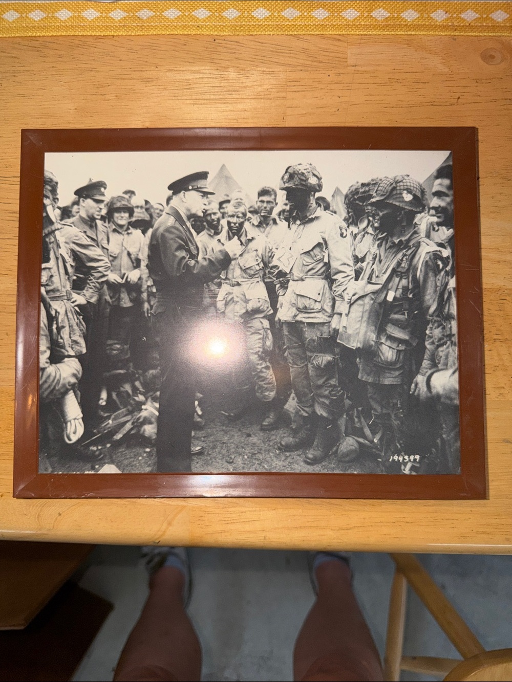 World War II Veterans Committee Dwight D. Eisenhower D-Day Invasin Picture